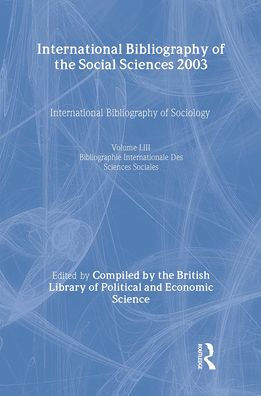 IBSS: Sociology: 2003 Vol.53 / Edition 1