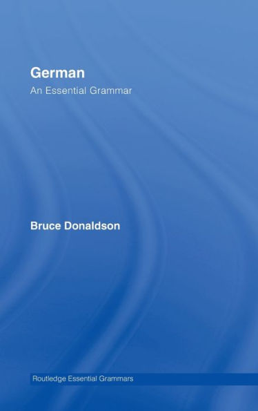 German: An Essential Grammar