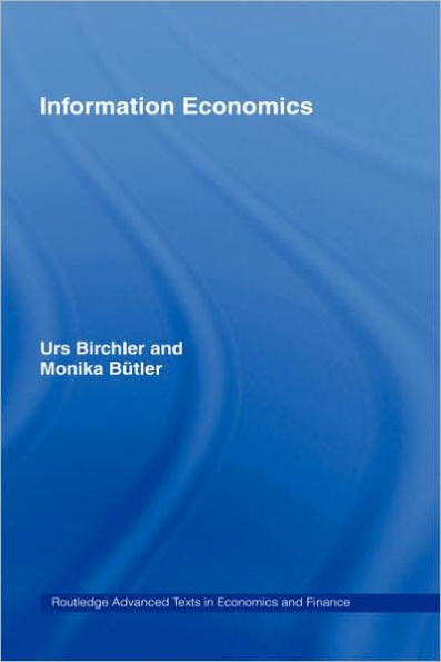 Information Economics / Edition 1