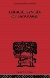 Title: Logical Syntax of Language, Author: Rudolf Carnap