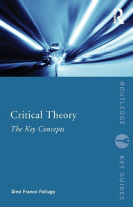 Title: Critical Theory: The Key Concepts / Edition 1, Author: Dino Felluga