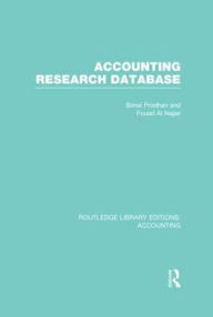 Title: Accounting Research Database (RLE Accounting), Author: Bimal Prodhan
