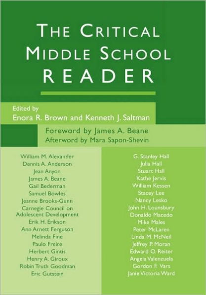 The Critical Middle School Reader / Edition 1