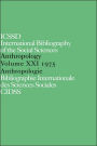 IBSS: Anthropology: 1975 Vol 21 / Edition 1