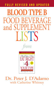 Blood Type B Food, Beverage and Supplemental Lists