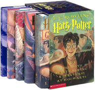 Harry Potter Hardcover Boxed Set, Books 1-5 By J. K. Rowling, Mary ...