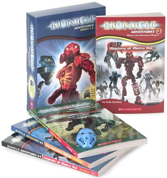 Bionicle Adventures Boxed Set Books 14 with Exclusive Collector's