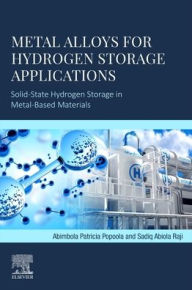 Title: Metal Alloys for Hydrogen Storage Applications: Solid-State Hydrogen Storage in Metal-Based Materials, Author: Elsevier Science