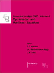 Title: Nonlinear Equations and Optimisation, Author: L.T. Watson