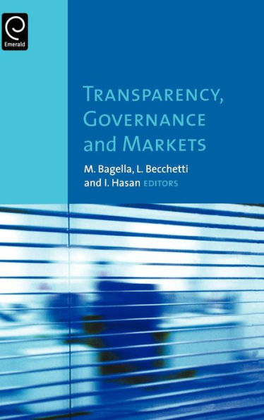 Transparency, Governance and Markets / Edition 1