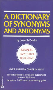 Dictionary of Synonyms & Antonyms