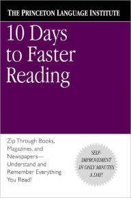 Title: 10 Days to Faster Reading, Author: The Princeton Language Institute