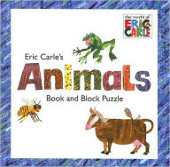 Eric Carle's Animals: Book and Block Puzzle