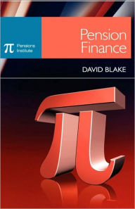 Title: Pension Finance / Edition 1, Author: David Blake