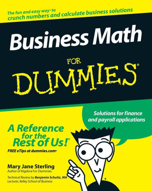 Business Math for Dummies by Mary Jane Sterling, Paperback Barnes