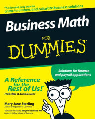 Title: Business Math for Dummies, Author: Mary Jane Sterling