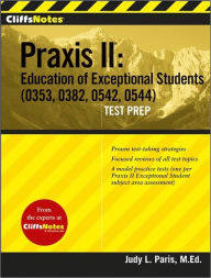 Praxis II: Education of Exceptional Students (0353, 0382, 0542, 0544)