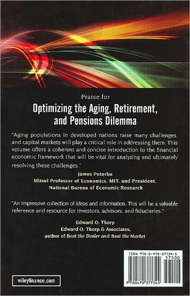 Optimizing the Aging, Retirement, and Pensions Dilemma / Edition 1