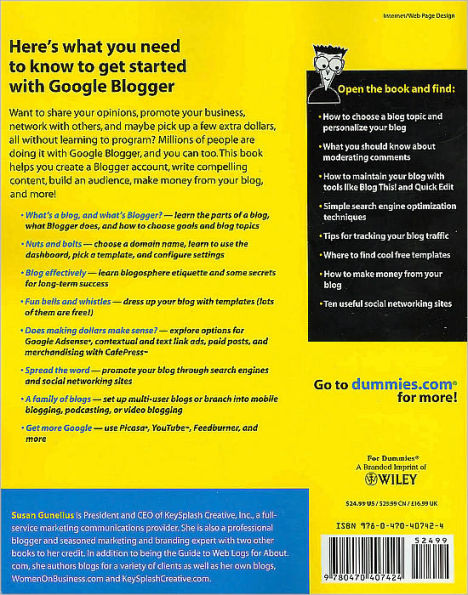 Google Blogger For Dummies