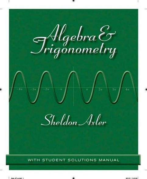 Algebra and Trigonometry / Edition 1