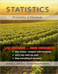 Title: Statistics, Binder Ready Version: Principles and Methods / Edition 6, Author: Richard A. Johnson
