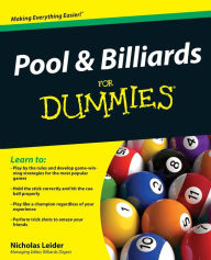 Title: Pool and Billiards For Dummies, Author: Nicholas Leider