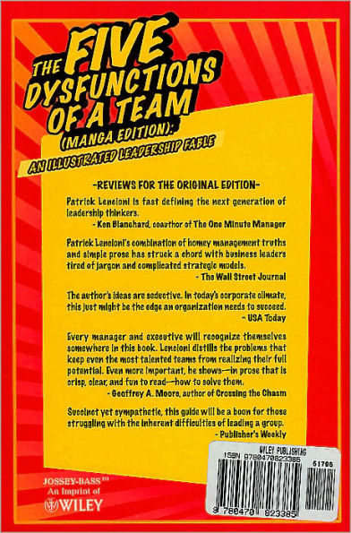 The Five Dysfunctions of a Team (Manga Edition): An Illustrated Leadership Fable
