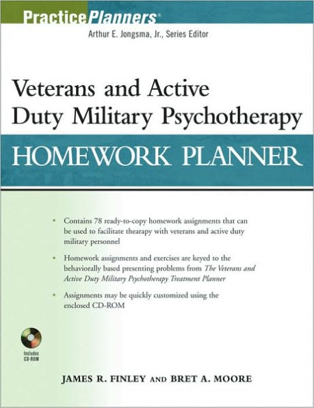 Veterans and Active Duty Military Psychotherapy Homework Planner / Edition 1