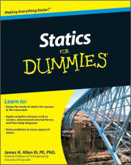 Title: Statics For Dummies, Author: James H. Allen
