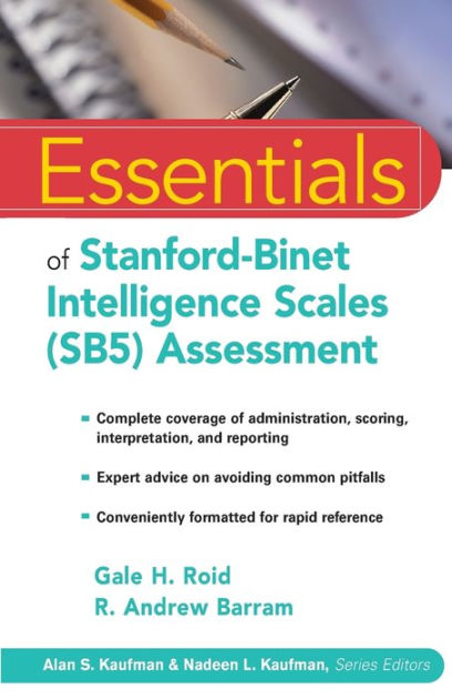 Essentials Of Stanford-Binet Intelligence Scales (SB5) Assessment ...