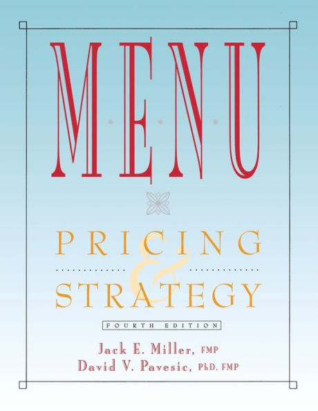 Menu: Pricing and Strategy / Edition 4