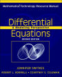 Mathematica Technology Resource Manual to accompany Differential Equations, 2e / Edition 2