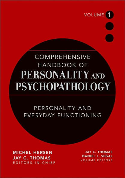 Comprehensive Handbook of Personality and Psychopathology, Personality and Everyday Functioning / Edition 1