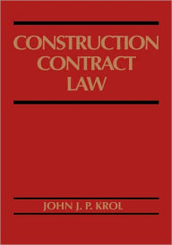Construction Contract Law / Edition 1