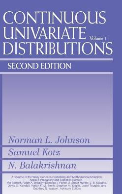 Continuous Univariate Distributions, Volume 1 / Edition 2