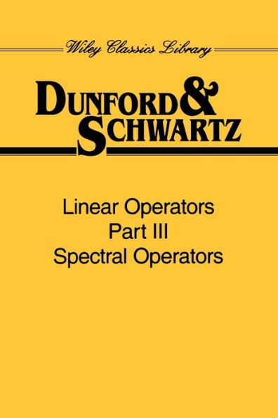 Linear Operators, Part 3: Spectral Operators
