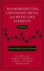 Macromolecules Containing Metal and Metal-Like Elements, Transition Metals, Part II / Edition 1