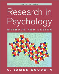 Research In Psychology: Methods and Design / Edition 5