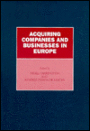 Acquiring Companies and Business in Europe