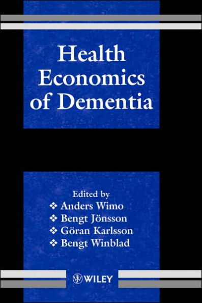 Health Economics of Dementia / Edition 1