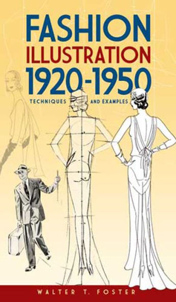 Fashion Illustration 1920-1950: Techniques and Examples