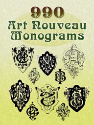 Title: 990 Art Nouveau Monograms, Author: Dover