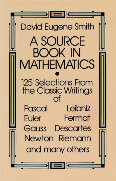 A Source Book in Mathematics