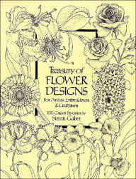 Title: Treasury of Flower Designs for Artists, Embroiderers and Craftsmen, Author: Susan Gaber