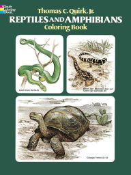 Title: Reptiles and Amphibians Coloring Book, Author: Thomas C. Quirk Jr.