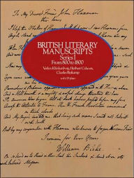 British Literary Manuscripts, Series I: From 800 To 1800