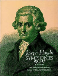 Title: Symphonies 88-92 in Full Score: The Haydn Society Edition, Author: Joseph Haydn