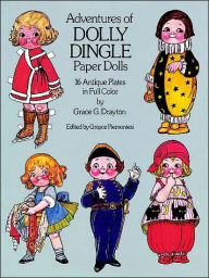The Adventures of Dolly Dingle Paper Dolls: 16 Antique Plates in Full Color