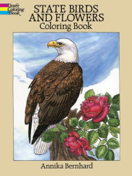 Title: State Birds and Flowers Coloring Book, Author: Annika Bernhard