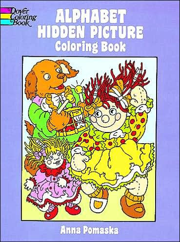 Alphabet Hidden Picture Coloring Book by Anna Pomaska, Paperback